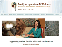 Tablet Screenshot of familyacupunctureandwellness.com